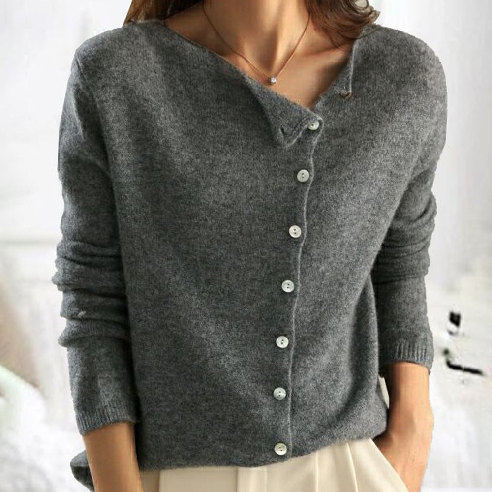 ALFONSA - ELEGANT WOOL CARDIGAN