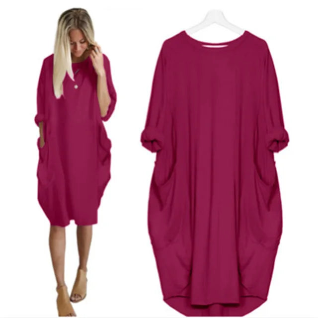 Amanda™ - Comfortable Tummy Covering Dress